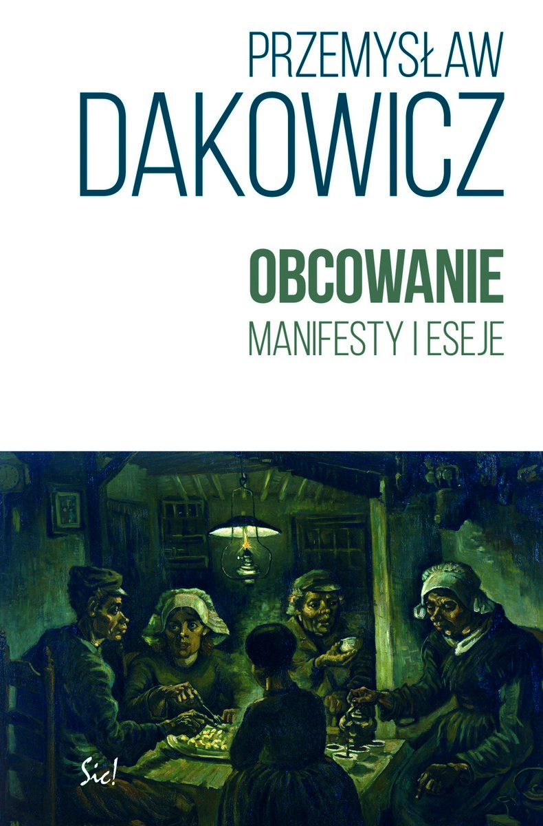 Przemysław Dakowicz „Obcowanie. Manifesty i eseje” – okładka (źródło: materiały prasowe)