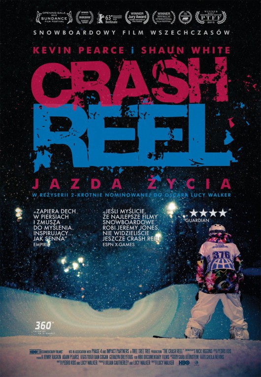 „Crash Reel”, reż. Lucy Walker – plakat (źródło: materiały prasowe dystrybutora)
