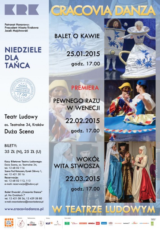 „Niedziele dla tańca", Balet Dworski „Cracovia Danza" (źródło: materiały prasowe)