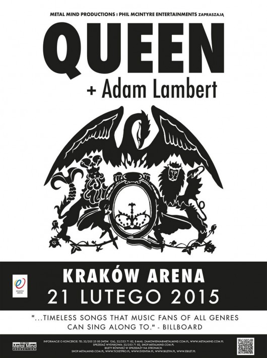Queen + Adam Lambert – (źródło: materiały prasowe organizatora)