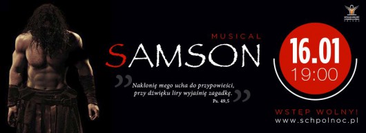 Musical „Samson", plakat (źródło: materiały prasowe)