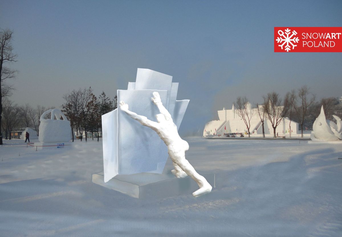 Snow Art Poland, „Codzienność" – wizualizacja (źródło: materiały prasowe)
