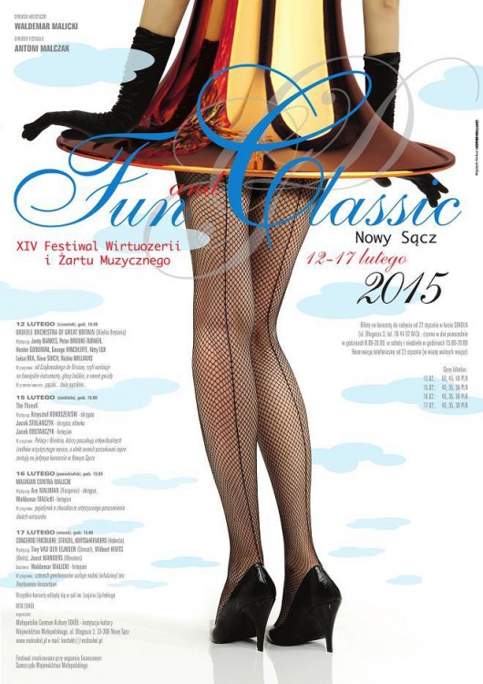 Plakat 8. edycji festiwalu FUN & CLASSIC
