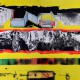 Henryk Ożóg, „Defiguracja II”, 67x 200 cm, 2014, sucha igła, mezzotinta, korund, szablon (źródło: materiały prasowe organizatora)