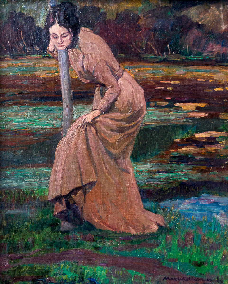 Max Wislicenus, „Nad wodą najpraw Wanda Bibrowicz”, ok. 1900, Muzeum Miejskie w Budziszynie (źródło: materiały prasowe organizatora)