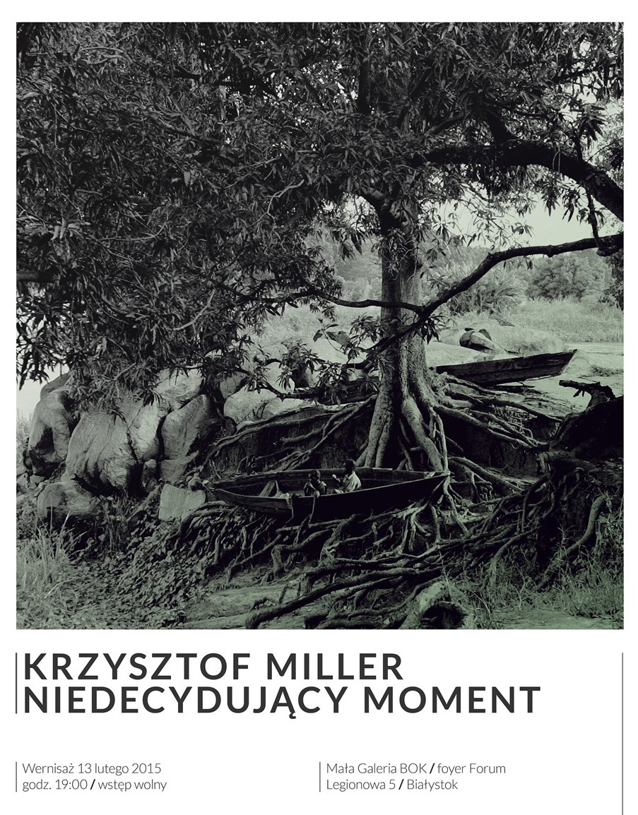 Plakat wernisażu Krzysztofa Millera (źródło: materiały prasowe organizatora)