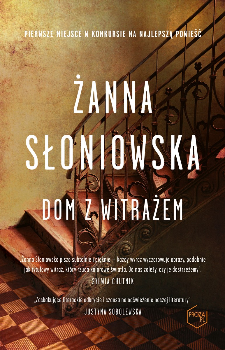 Żanna Słoniowska „Dom z witrażem” – okładka (źródło: materiały prasowe)