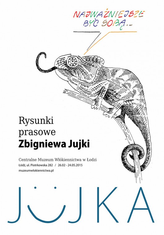 „Rysunki prasowe Zbigniewa Jujki”, Centralne Muzeum Włókiennictwa w Łodzi (źródło: materiały prasowe organizatora)