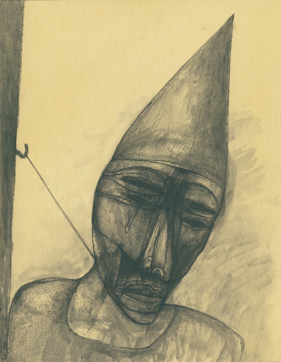 Zdzisław Beksiński, tusz chiński, 1967 (źródło: materiały prasowe organizatora)