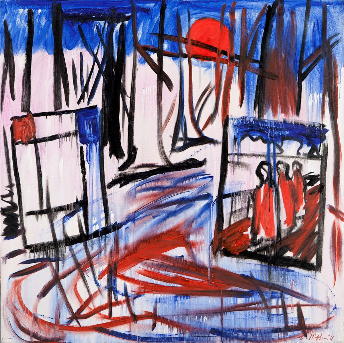 Zdzisław Nitka, „Las, Munch, Mondrian", 2011 (źródło: materiały prasowe)