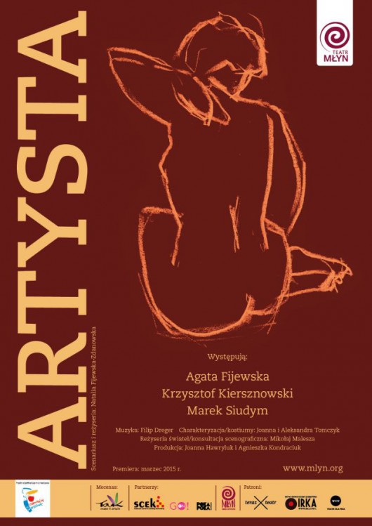 „Artysta”, reż. Natalia Fijewska-Zdanowska – plakat (źródło: materiał prasowy organizatora)