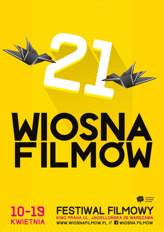 Festiwal Filmowy Wiosna Filmow, plakat (źródło: materiały prasowe organizatora)