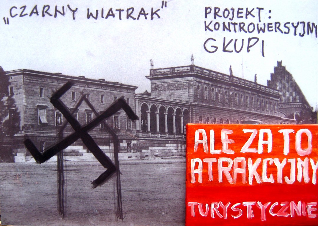 Krzysztof Wałaszek „Czarny wiatrak”, 2001 (źródło: materiały prasowe organizatora)