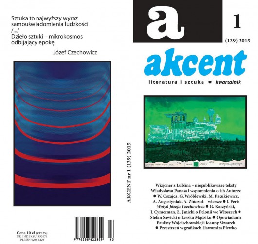 „Akcent”, nr 1, 2015 – okładka (źródło: materiały prasowe)