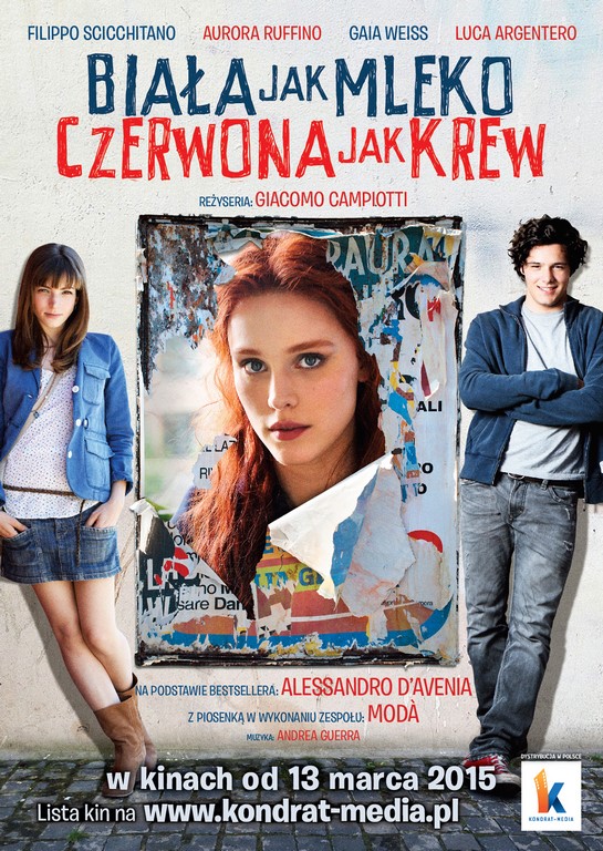 Plakat filmu „Biała jak mleko, czerwona jak krew”, reż. Giacomo Campiotti (źródło: materiały prasowe organizatora)