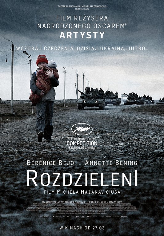 Plakat filmu „Rozdzieleni”, reż. Michel Hazanavicius (źródło: materiały prasowe)