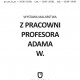 Plakat wystawy „Z Pracowni Profesora Adama W.” (źródło: Wydział Malarstwa ASP w Krakowie)