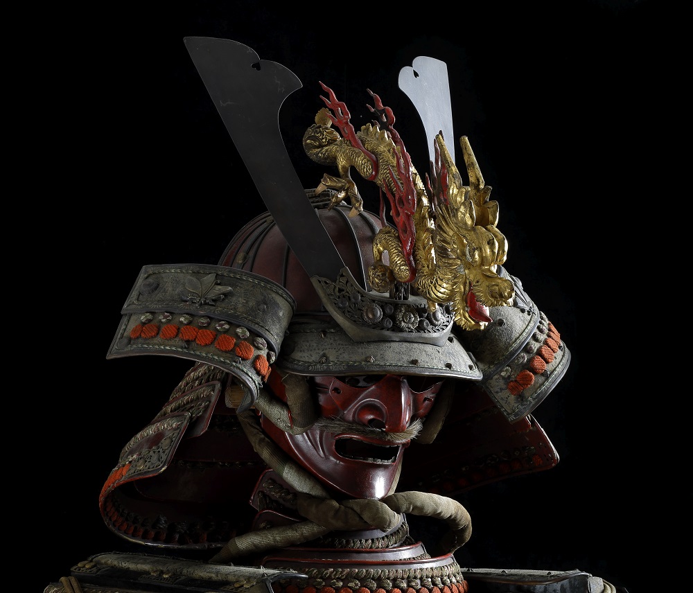 „Nihon no katchu. Piękno pokryte laką. Wystawa zbroi samurajskich”, Kamienica pod Gwiazdami (źródło: materiał prasowy organizatora)