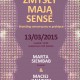 „Zmysły mają SENSE. Branding sensoryczny w praktyce”, plakat (źródło: materiały prasowe organizatora)
