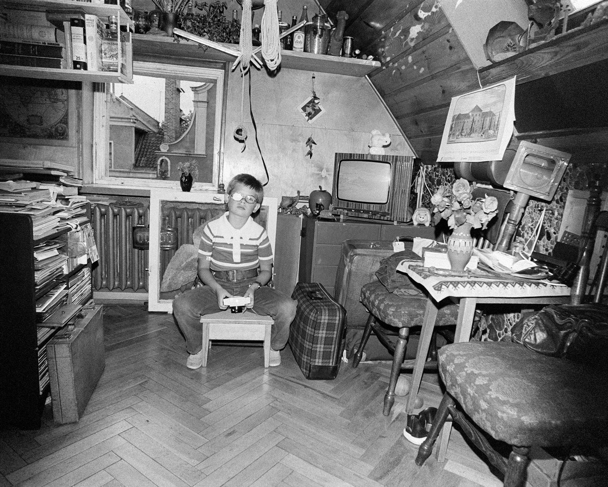 Zofia Rydet, „Zapis socjologiczny”, 1981, Pomorze, Gdańsk, w domu Janusza Rydzewskiego (źródło: materiały prasowe)