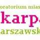 „Laboratorium miasta: Skarpa Warszawa”, logotyp (źródło: materiały prasowe organizatora)