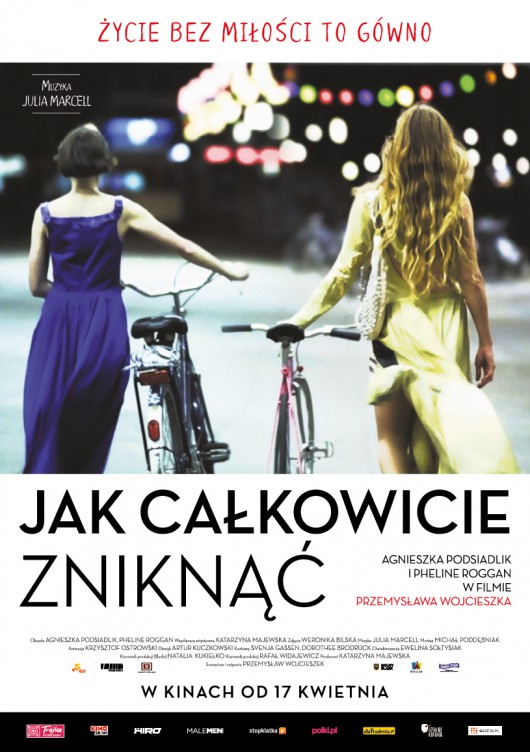 Plakat filmu „Jak całkowicie zniknąć”, reż. Przemysław Wojcieszek  (źródło: materiały prasowe organizatora)