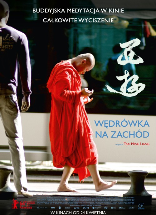 Plakat filmu „Wędrówka na zachód”, reż. Ming-liang Tsai (źródło: materiały prasowe dystrybutora)