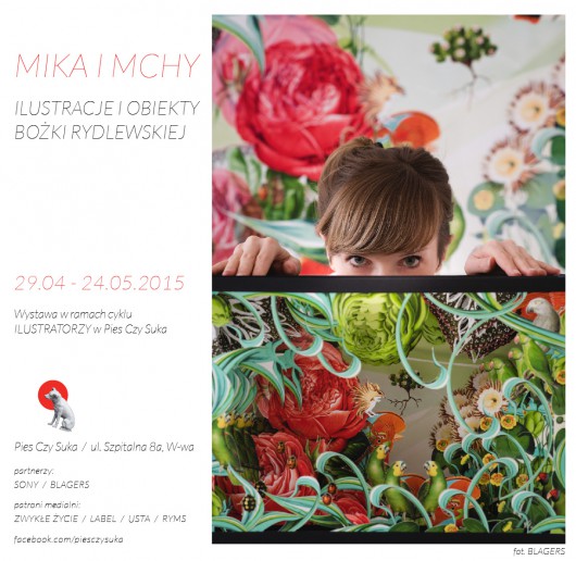 Plakat wystawy „Mika i mchy” (źródło: materiały prasowe organizatora)