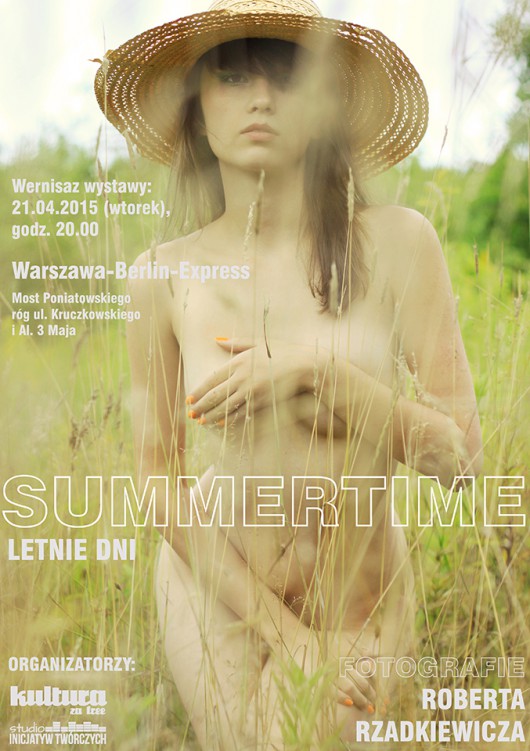Wystawa „Summertime”, Robert Rzadkiewicz – plakat (źródło: materiał prasowy organizatora)