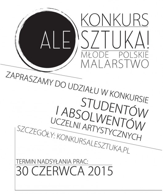 „Ale Sztuka! Młode Polskie Malarstwo” – plakat (źródło: materiały prasowe organizatora)