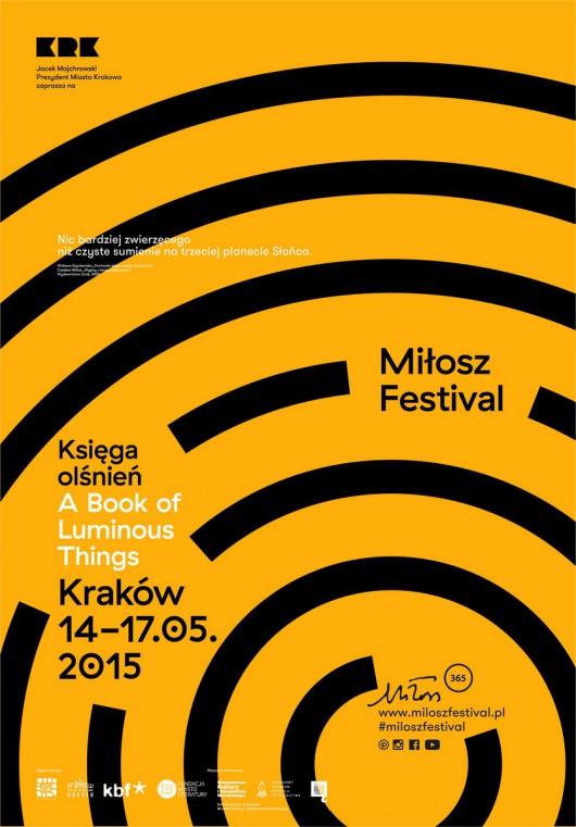 4. Festiwal Miłosza – plakat (źródło: materiały prasowe organizatora)