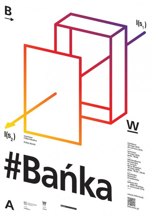 Wystawa „#Bańka”, plakat (źródło: materiały prasowe organizatora)