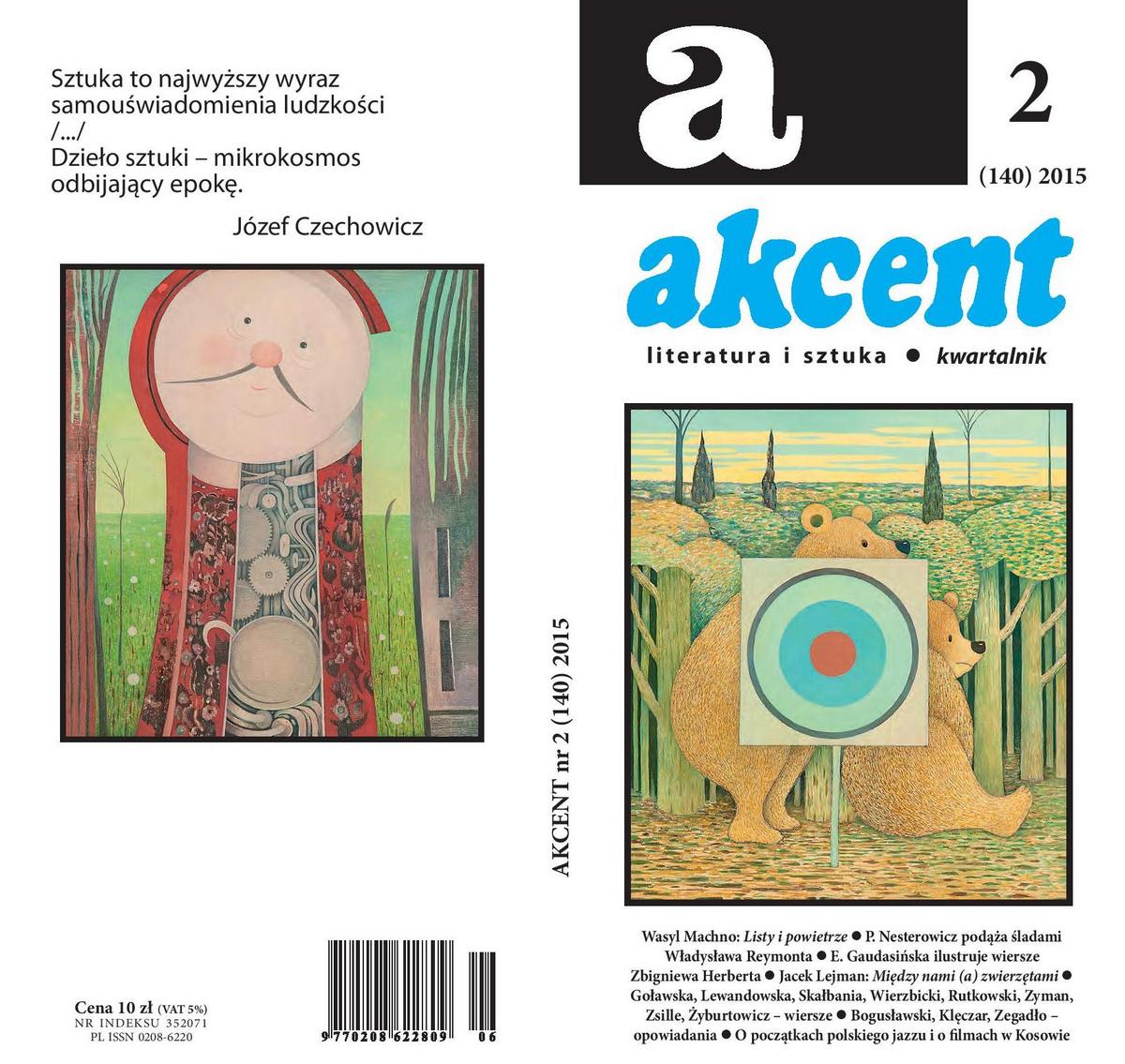 Kwartalnik „Akcent” – okładka (źródło: materiały prasowe wydawcy)