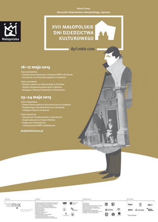 Plakat 17. Małopolskich Dni Dziedzictwa Kulturowego (źródło: materiały prasowe organizatora) 