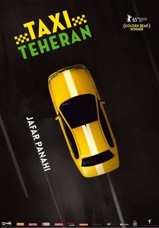 Plakat filmu „Taxi – Teheran”, reż. Jafar Panahi (źródło: materiały prasowe dystrybutora) 