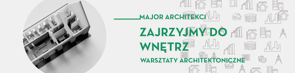 Plakat warsztatów architektonicznych w CRZ Krzywy Komin (źródło: materiały prasowe organizatora)