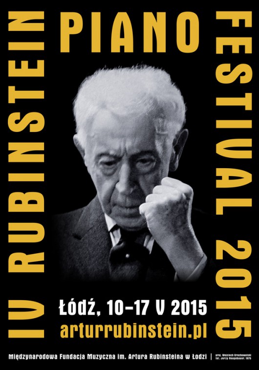 Rubinstein Piano Festival, plakat (źródło: materiały prasowe)