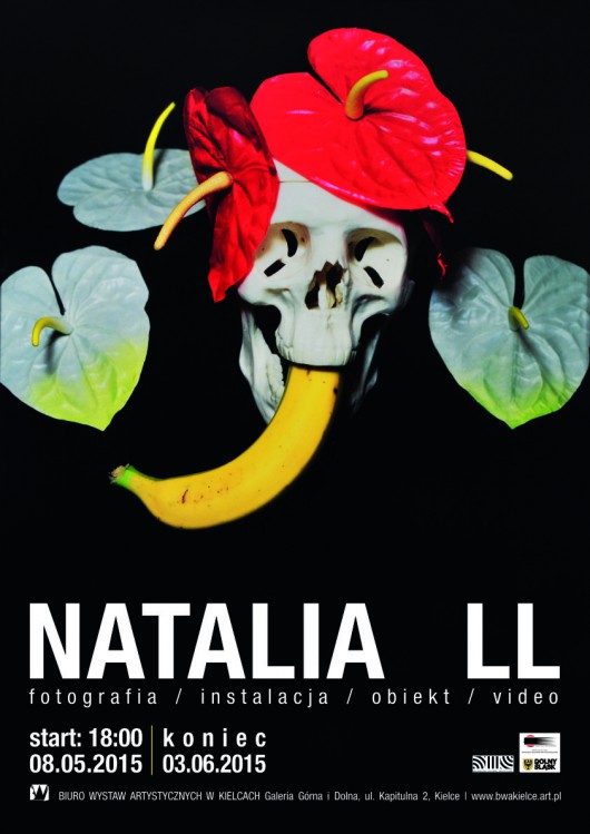 Spotkanie i wystawa Natalii LL – plakat (źródło: materiał prasowy organizatora)