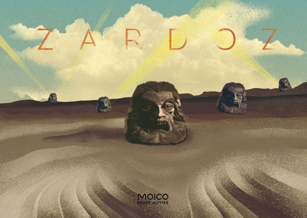 Film „Zardoz”, reż. John Boorman – plakat (źródło: materiał prasowy organizatora)