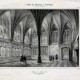 Letni Refektarz w Pałacu Wielkich Mistrzów w Malborku, Z: Le Moyen-Âge Monumental et Archéologique, Paris 1840 , Lit. Charles Villemin (czynny w Paryżu w latach 1835-1849) według obrazu Domenica Quaglio, ok. 1840 papier, litografia, Muzeum Zamkowe w Malborku; nr inw. MZM/R/776 (źródło: materiały prasowe organizatora)