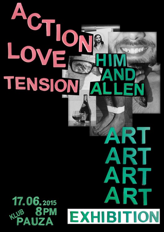 Oliver Buhlig, „Him and Allen” – plakat (źródło: materiały prasowe)