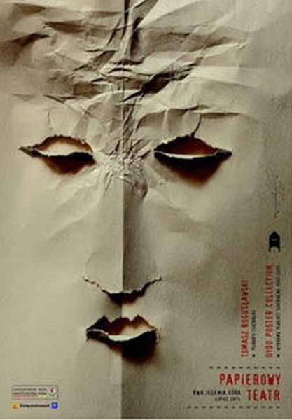 „Papierowy teatr” – wystawa, plakat (źródło: materiały prasowe)