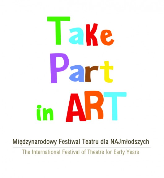 TAKE PART IN ART, Międzynarodowy Festiwal Teatru dla Najmłodszych - plakat (źródło: materiały prasowe)