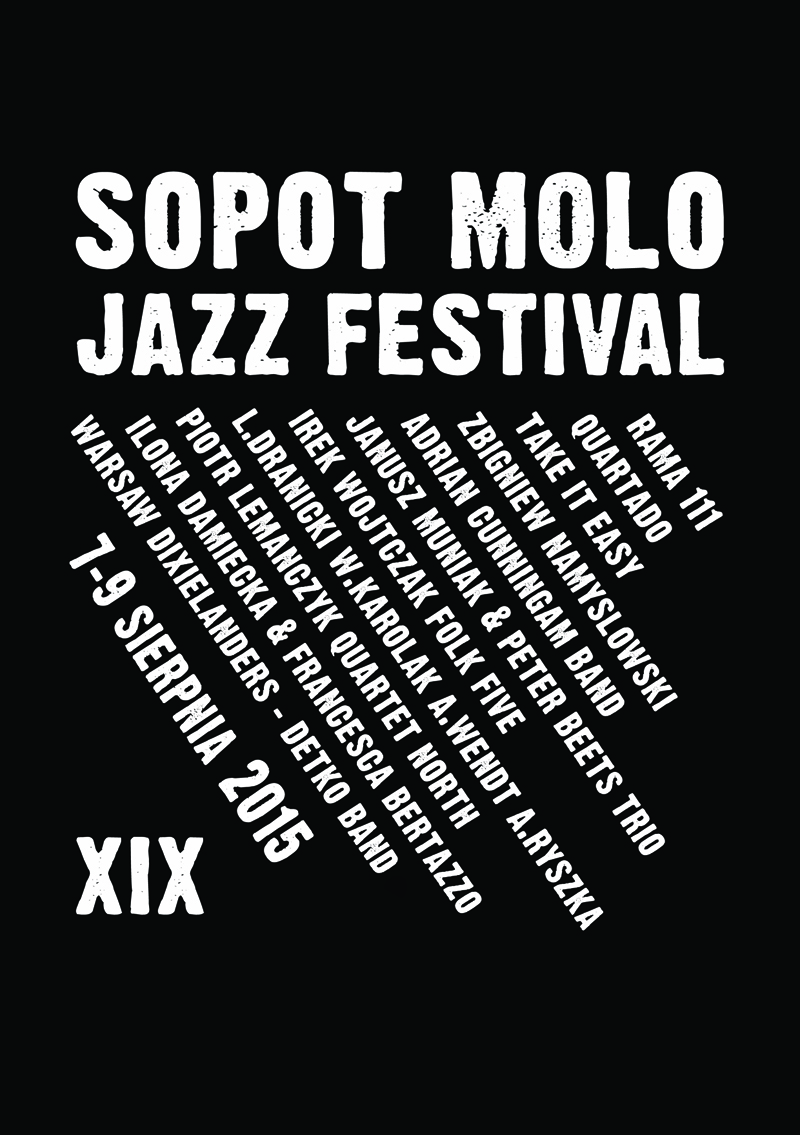 XIX Sopot Molo Jazz Festival – plakat (źródło: materiały prasowe)