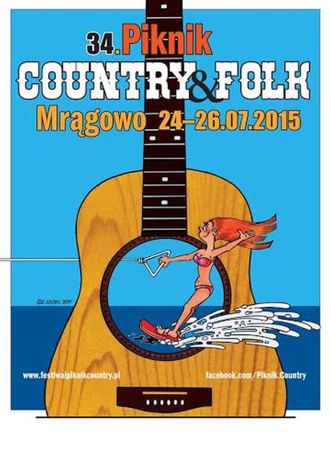34. Międzynarodowy Festiwal Piknik Country&Folk – plakat (źródło: materiały prasowe)