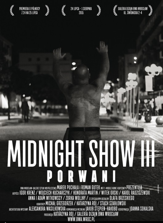 Midnight Show. Porwani, plakat autorstwa Jakuba Stępnia – HAKOBO (źródło: materiały prasowe organizatora)