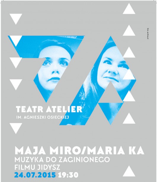 Maja Miro, Maria Ka, „Muzyka do zaginionego filmu jidysz” – plakat (źródło: materiały prasowe)