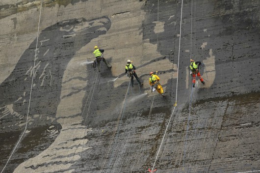 Mural ekologiczny nad Soliną (źródło: materiały prasowe)