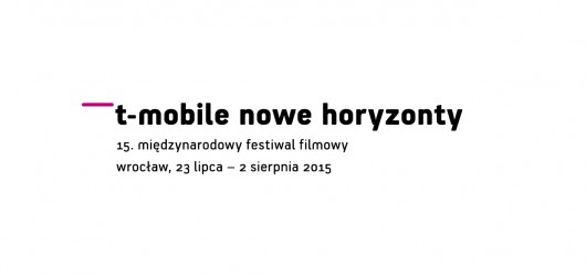 15. Międzynarodowy Festiwal Filmowy T-Mobile Nowe Horyzonty, logotyp (źródło: materiały prasowe organizatora)