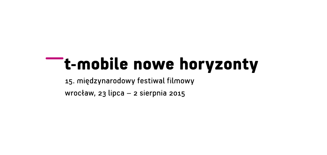 15. Międzynarodowy Festiwal Filmowy T-Mobile Nowe Horyzonty, logotyp (źródło: materiały prasowe organizatora)